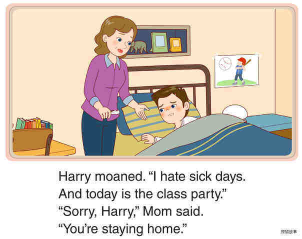 Harry’s Sick Day绘本故事第4页