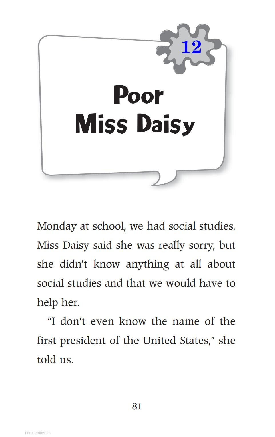 Chapter12 Poor Miss Daisy绘本故事第2页