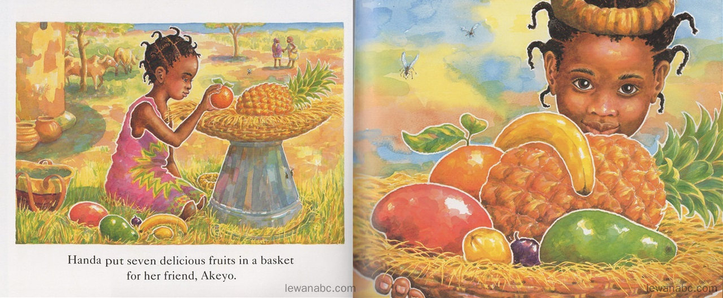 (41周)Handa's Surprise绘本故事第4页