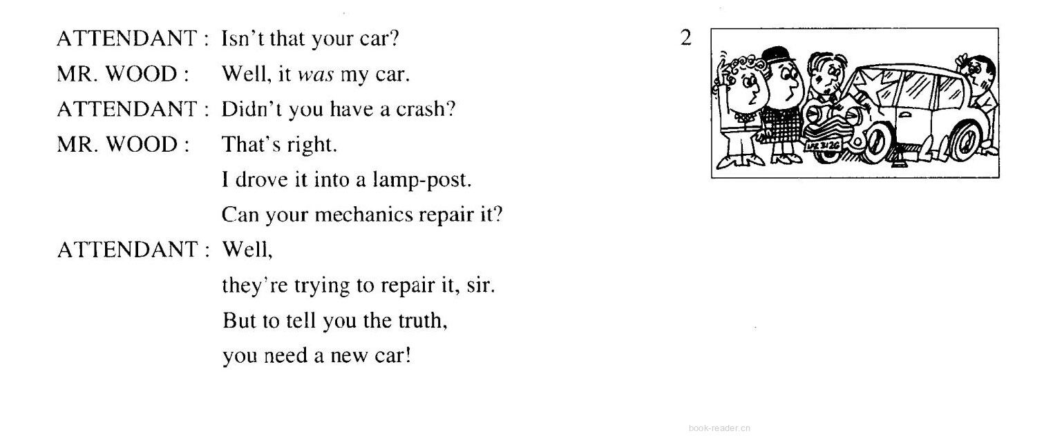 1-087 A Car Crash绘本故事第3页