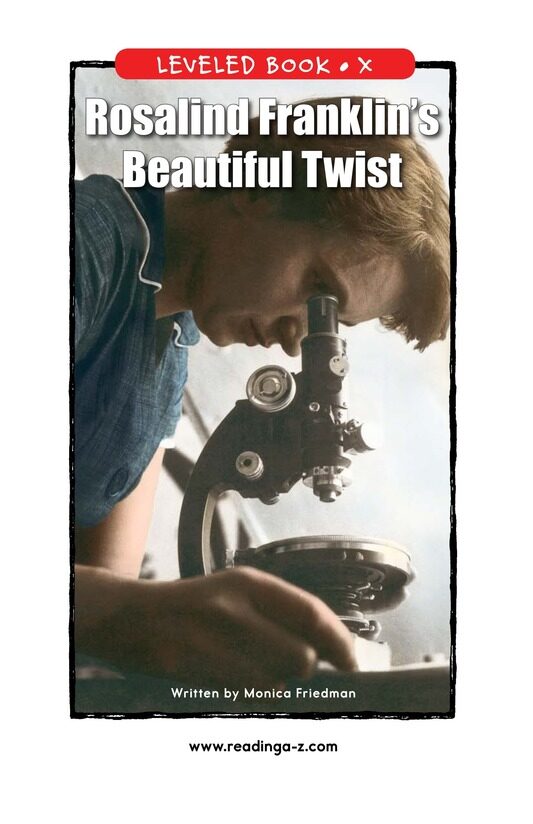 Rosalind Franklin's Beautiful Twist绘本故事第2页