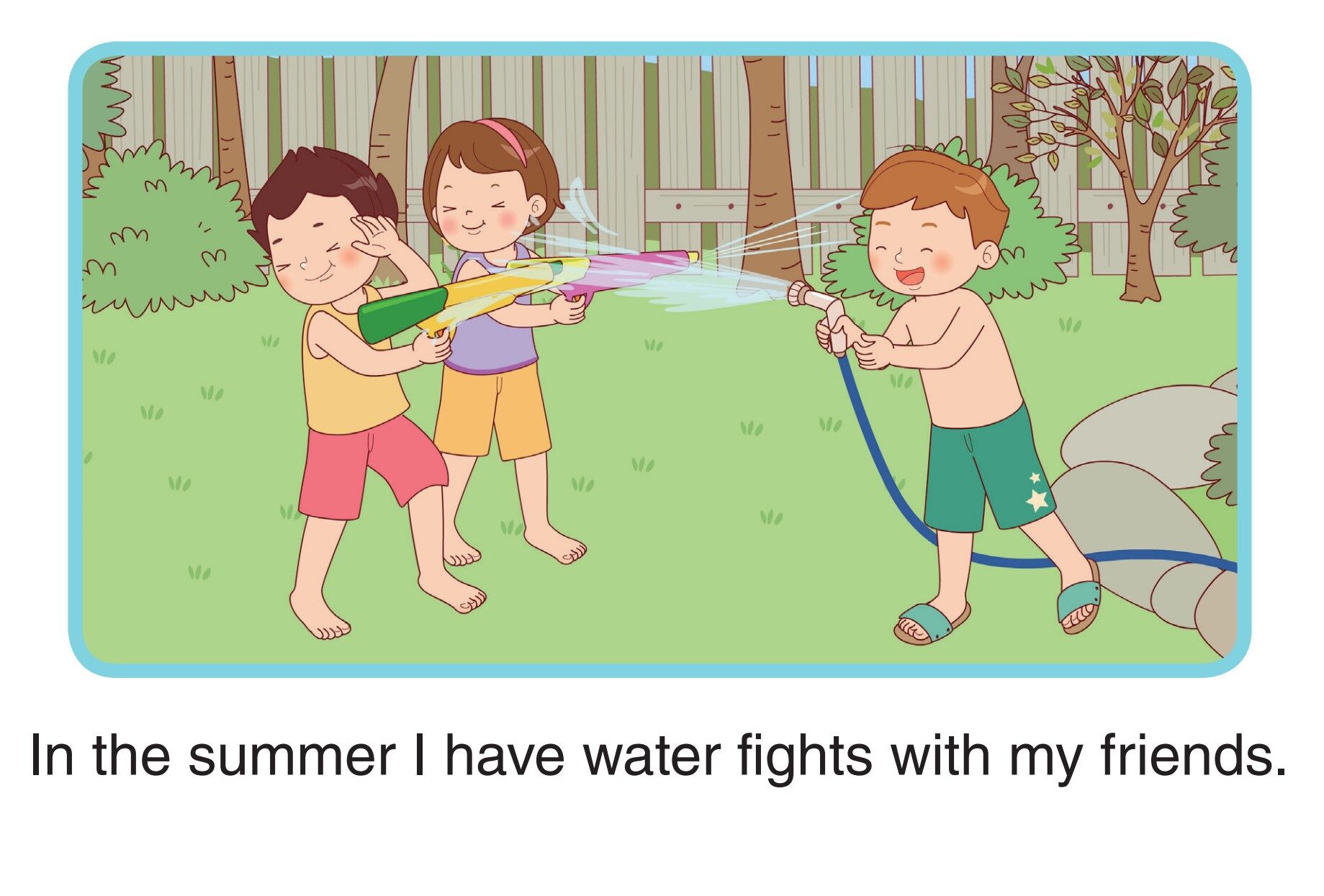 Summer and Winter Fun绘本故事第4页