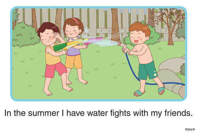 Summer and Winter Fun绘本故事第4页
