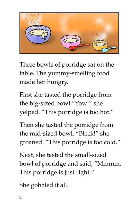 Goldilocks and the Three Bears绘本故事第4页