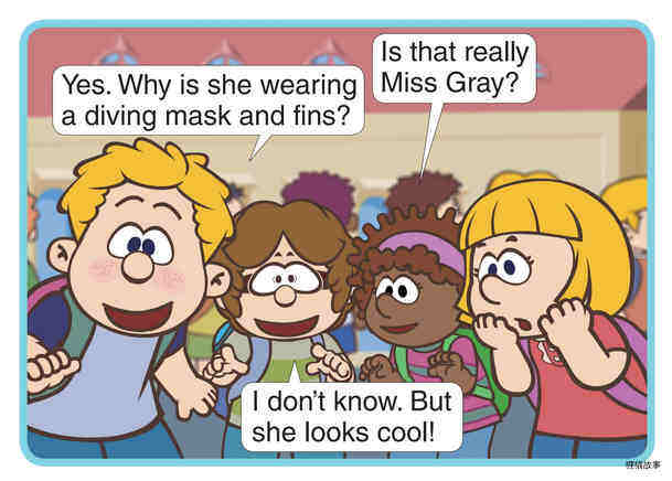 Meeting Miss Gray绘本故事第2页