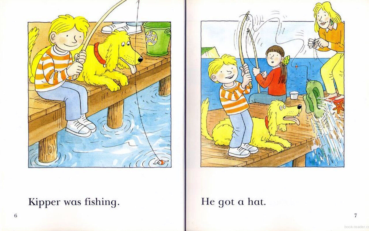 1A Funny Fish绘本故事第4页