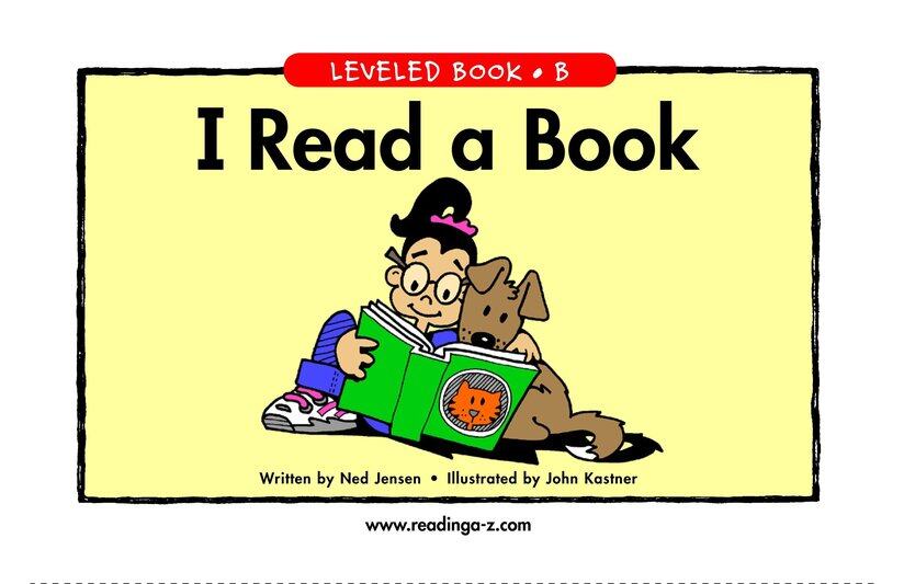 I Read a Book绘本故事第2页