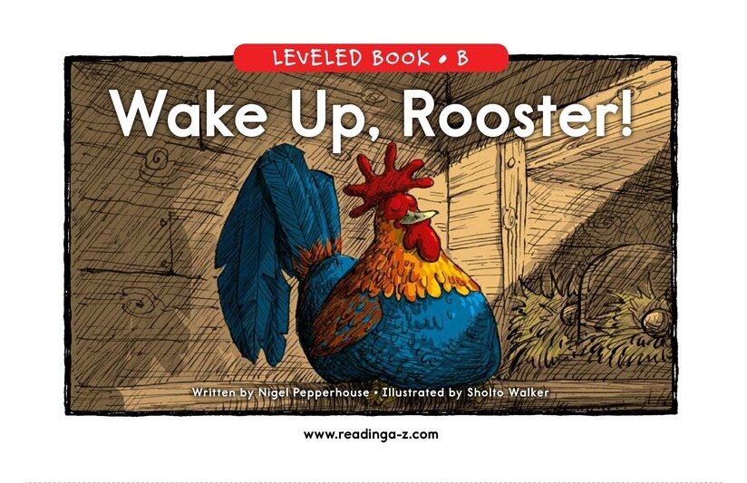 Wake Up,Rooster!绘本故事第2页