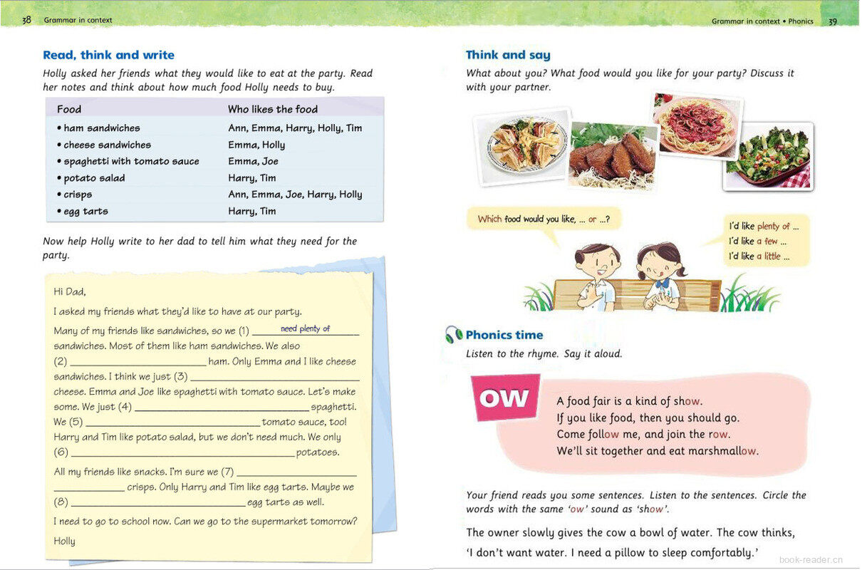 4B Unit 4 Food fair绘本故事第5页