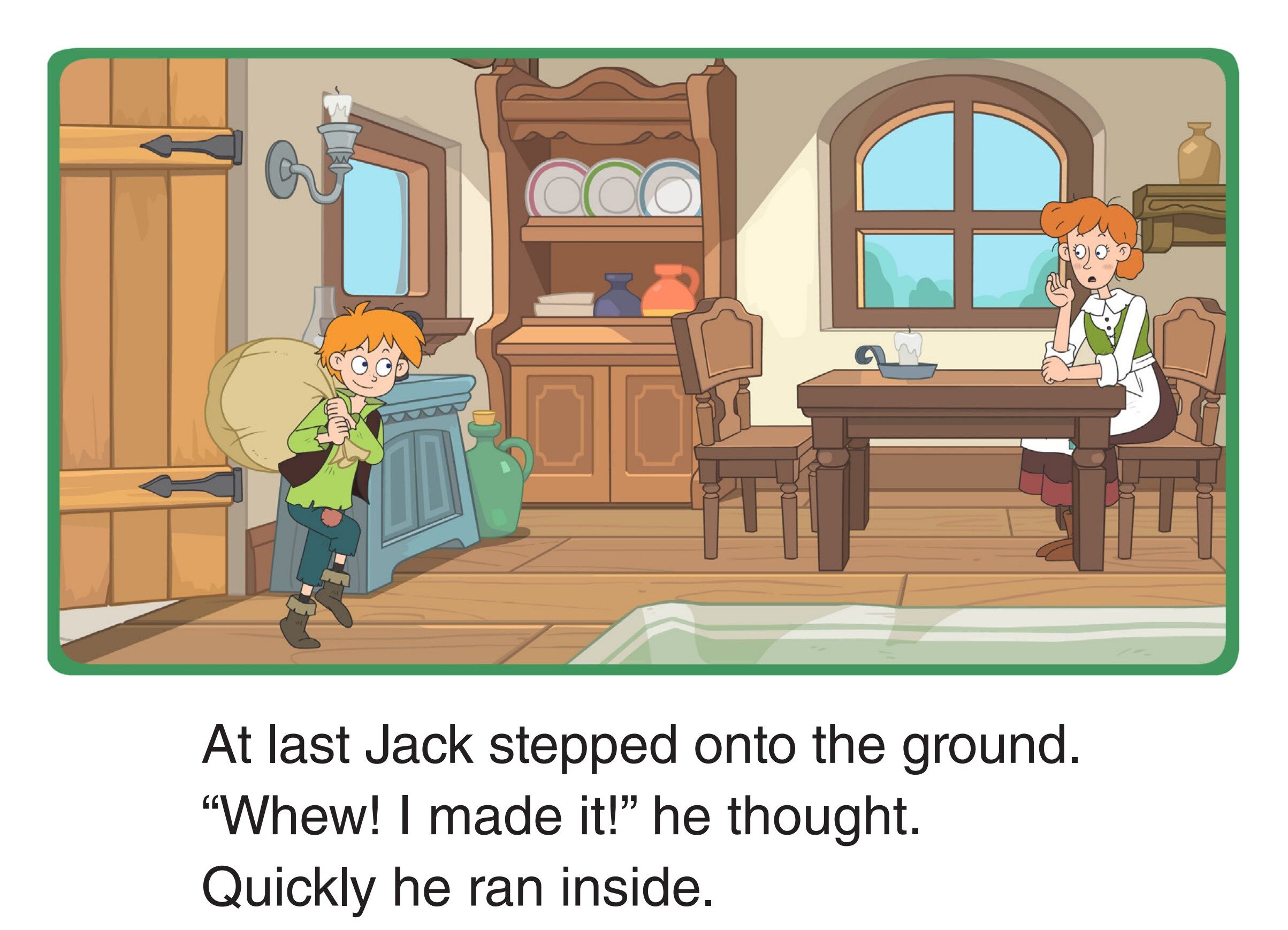 Up the Beanstalk Again绘本故事第4页