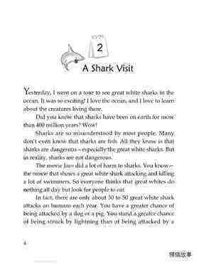 A Shark Visit绘本故事第2页