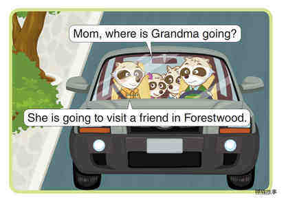 Visiting Grandma绘本故事第2页
