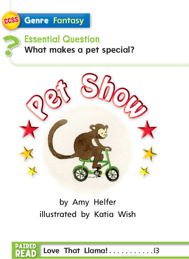 G1 On U1W3 Pet Show绘本故事第3页