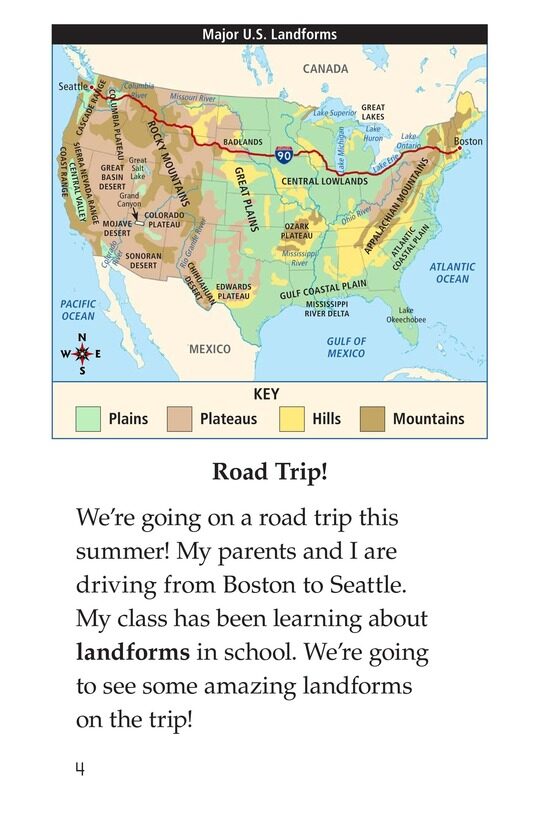 A Landforms Adventure绘本故事第3页