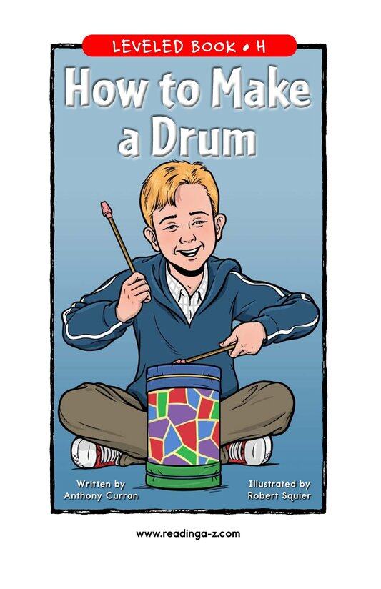 How to Make a Drum绘本故事第2页