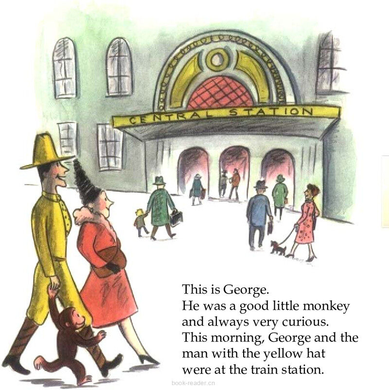 Curious George Takes a Train绘本故事第3页