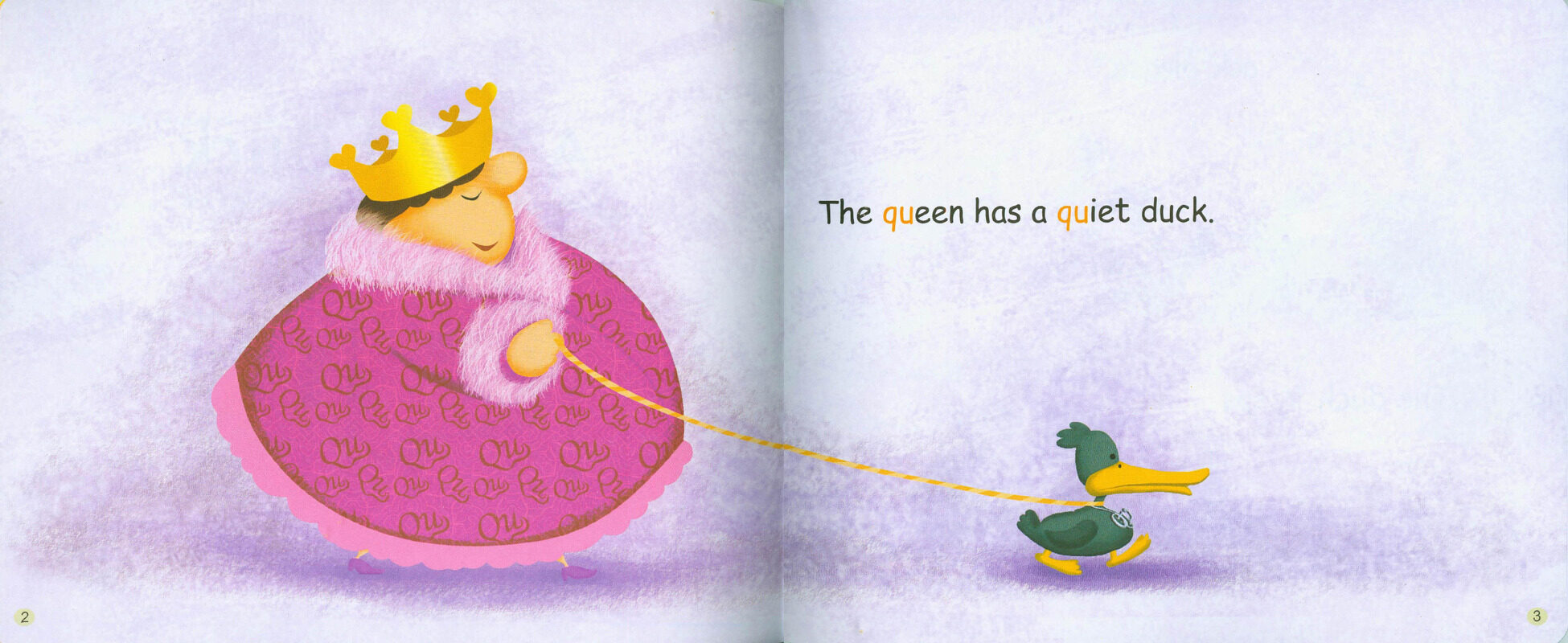 Q A Quiet duck绘本故事第3页