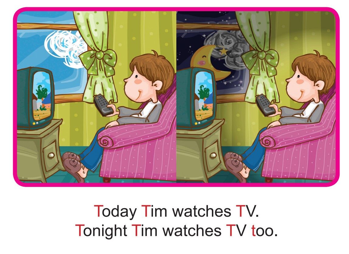 'T' words -  Today, Tonight绘本故事第3页