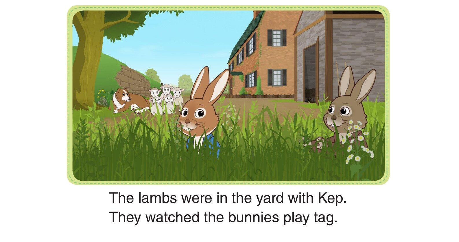 Peter and Benjamin Play Tag 1_In the Field绘本故事第3页