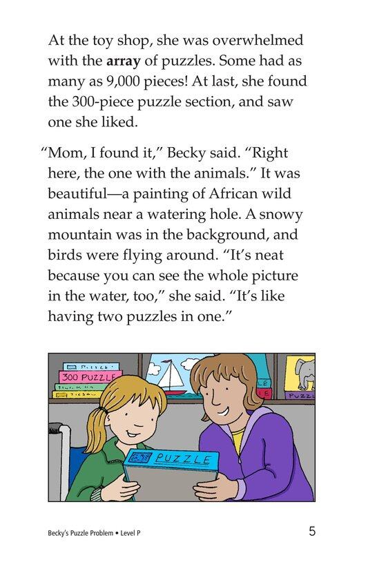 Becky's Puzzle Problem绘本故事第4页