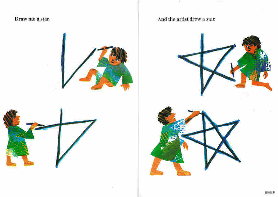 Draw me a star绘本故事第4页