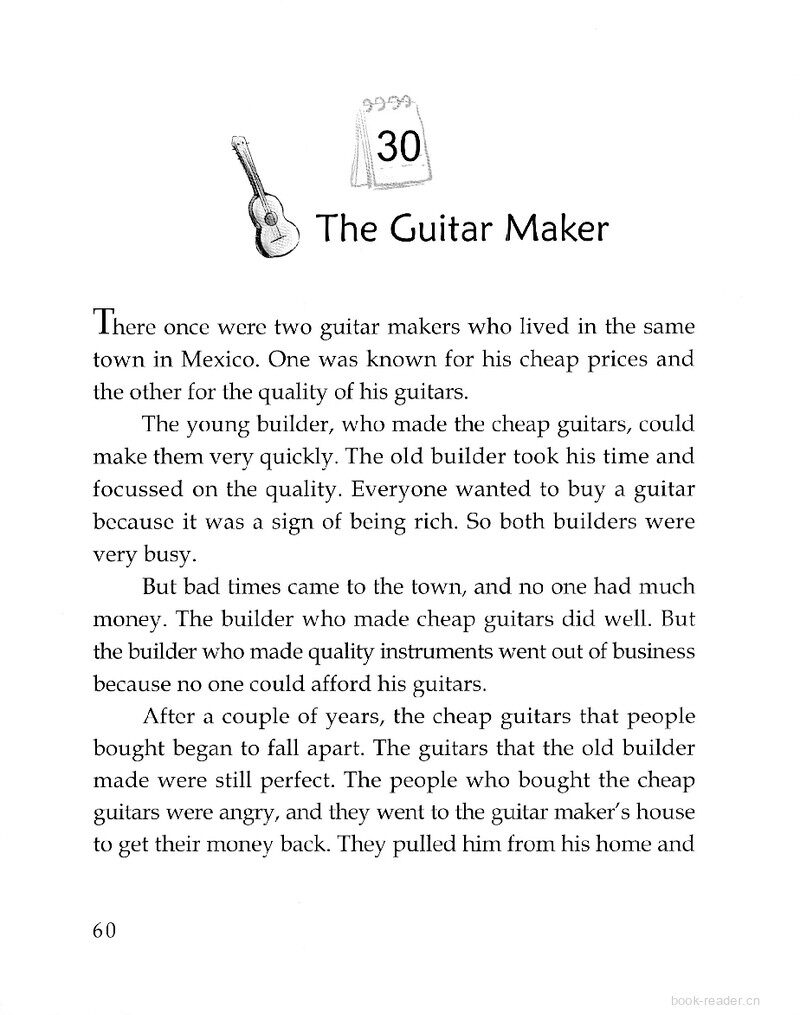 The Guitar Maker绘本故事第2页