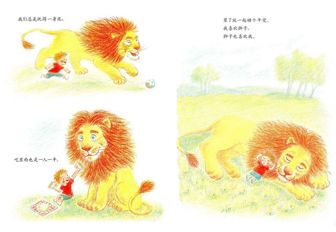 狮子和我绘本故事第3页