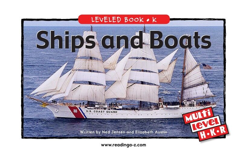 Ships and Boats绘本故事第2页