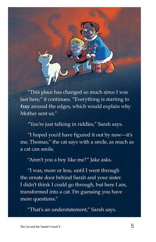 The Cat and the Tunnel绘本故事第5页