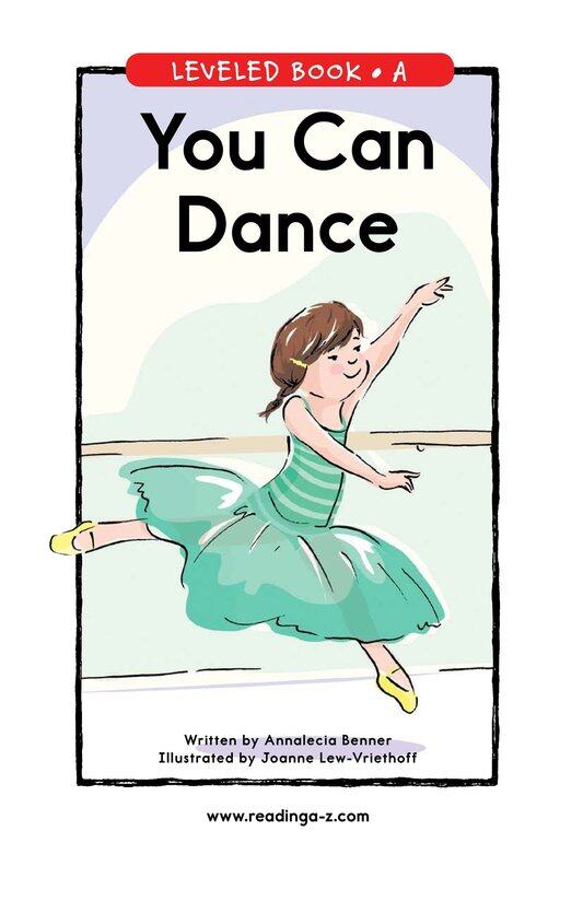 You Can Dance绘本故事第2页