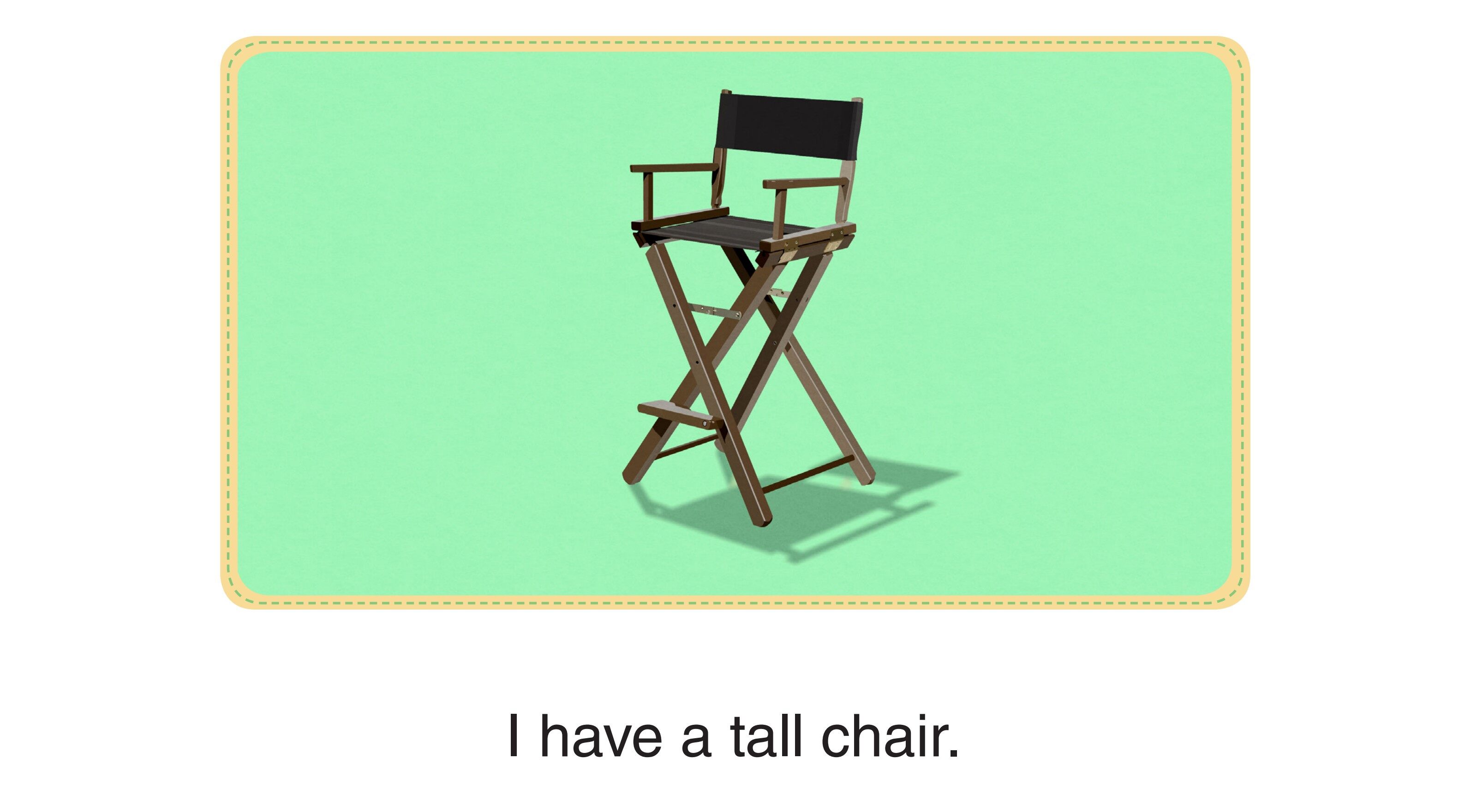 Who Am I - I Have a Tall Chair绘本故事第2页