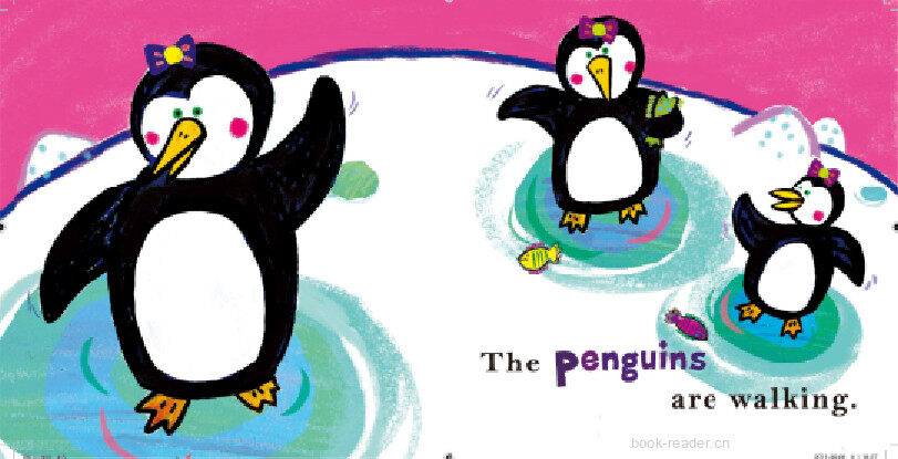 What are the animals doing绘本故事第4页