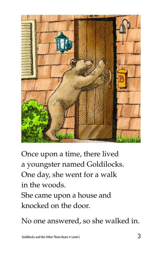 Goldilocks and the Other Three Bears绘本故事第3页