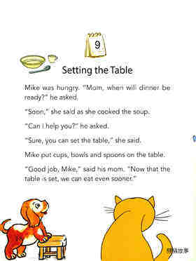 Setting the Table绘本故事第2页