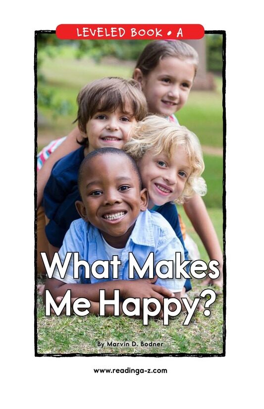 What Makes Me Happy绘本故事第2页