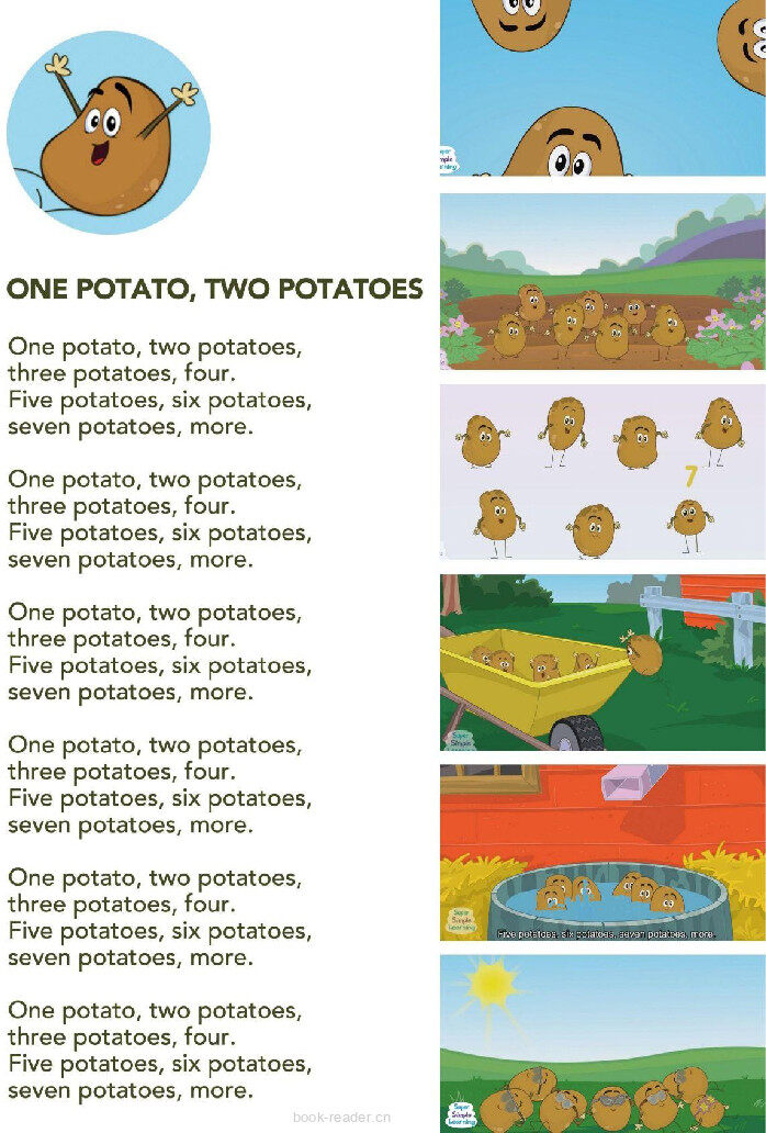 One Potato, Two Potatoes绘本故事第2页