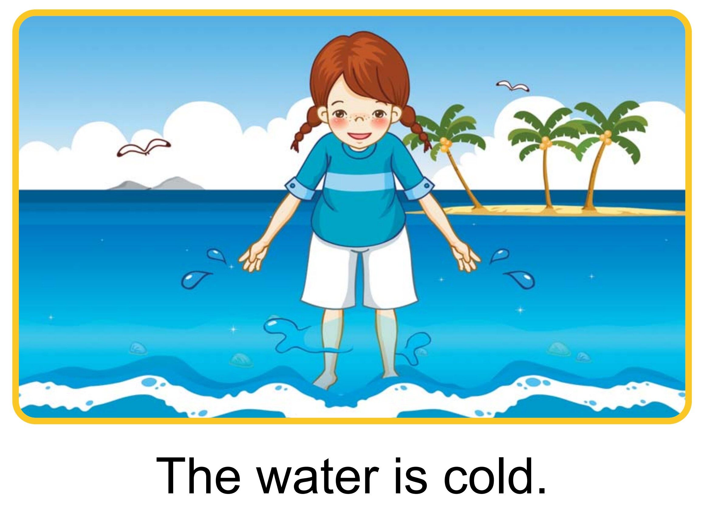 At the Beach绘本故事第3页