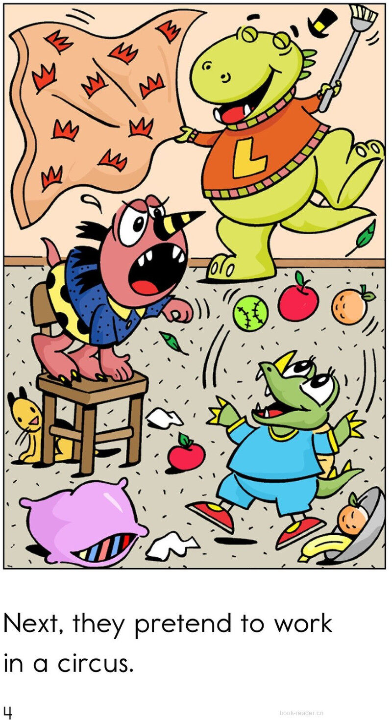 Monsters' Stormy Day绘本故事第4页