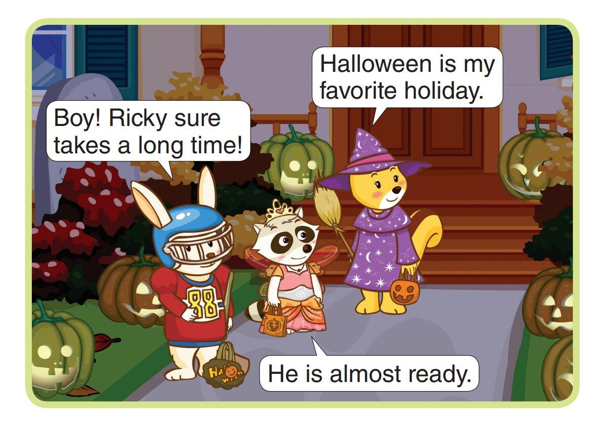 Trick or Treat绘本故事第2页