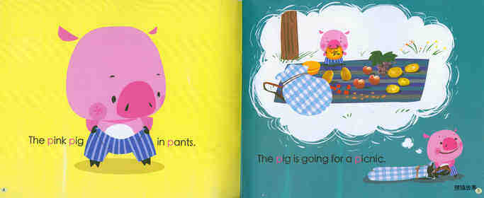 P The Pig's Backpack绘本故事第4页