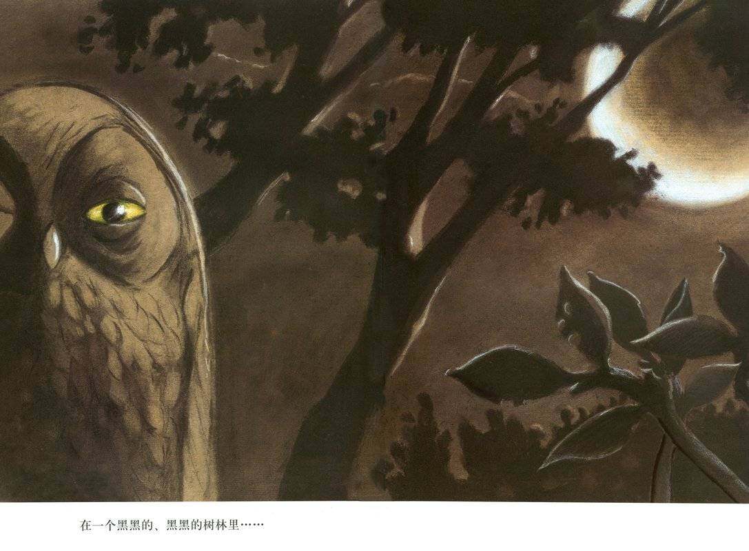 在一个黑黑的黑黑的晚上绘本故事第2页