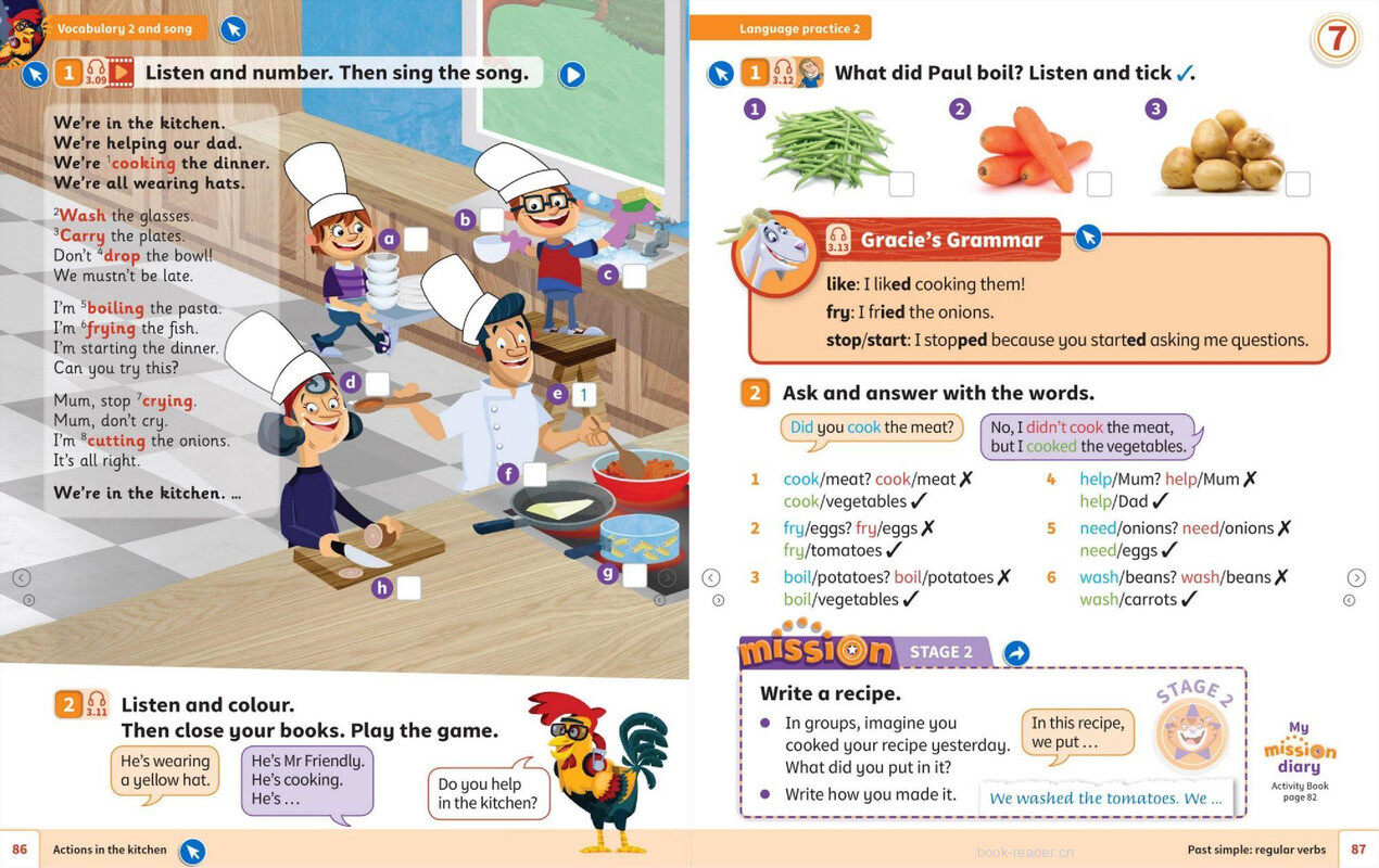 07 Let's cook!绘本故事第4页