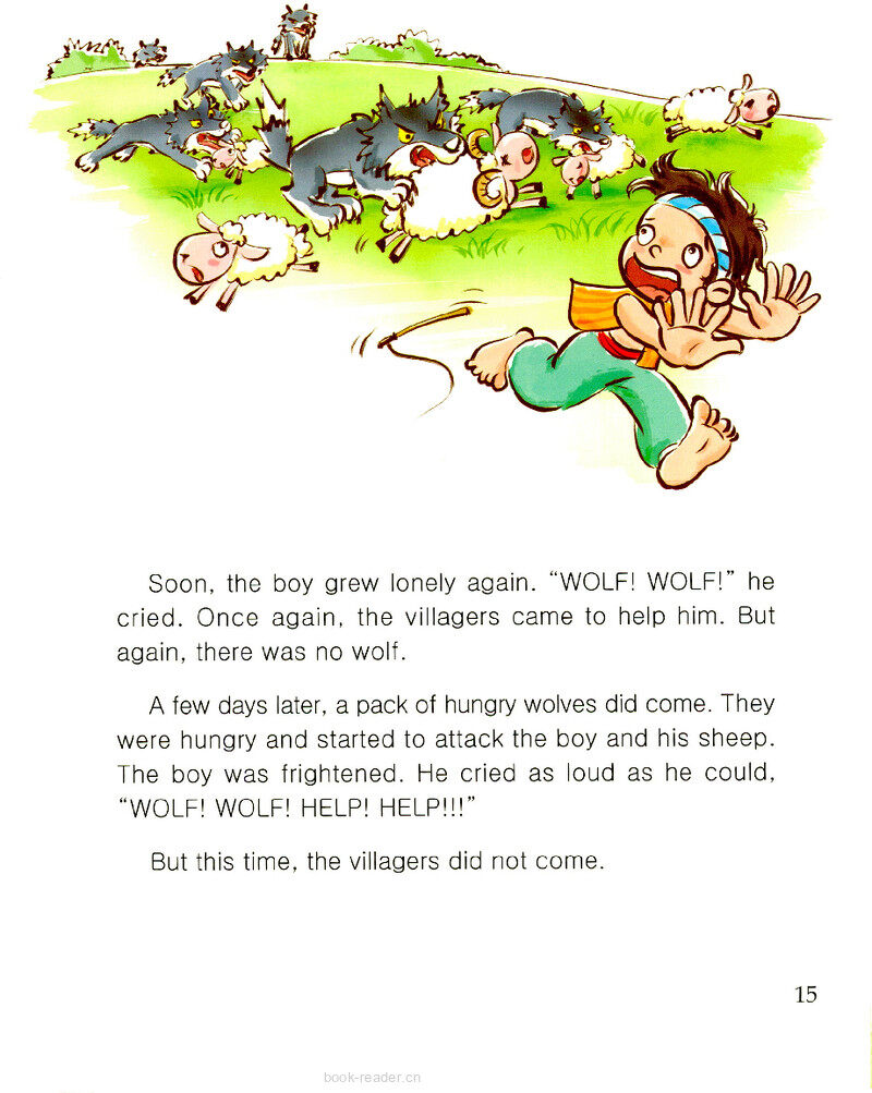 Cry Wolf绘本故事第3页