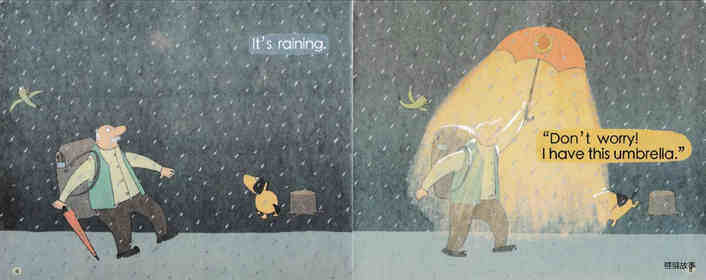Grandpas Umbrellas绘本故事第4页