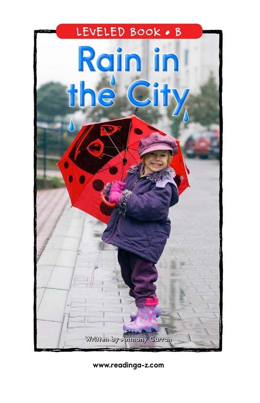 Rain in the City绘本故事第2页