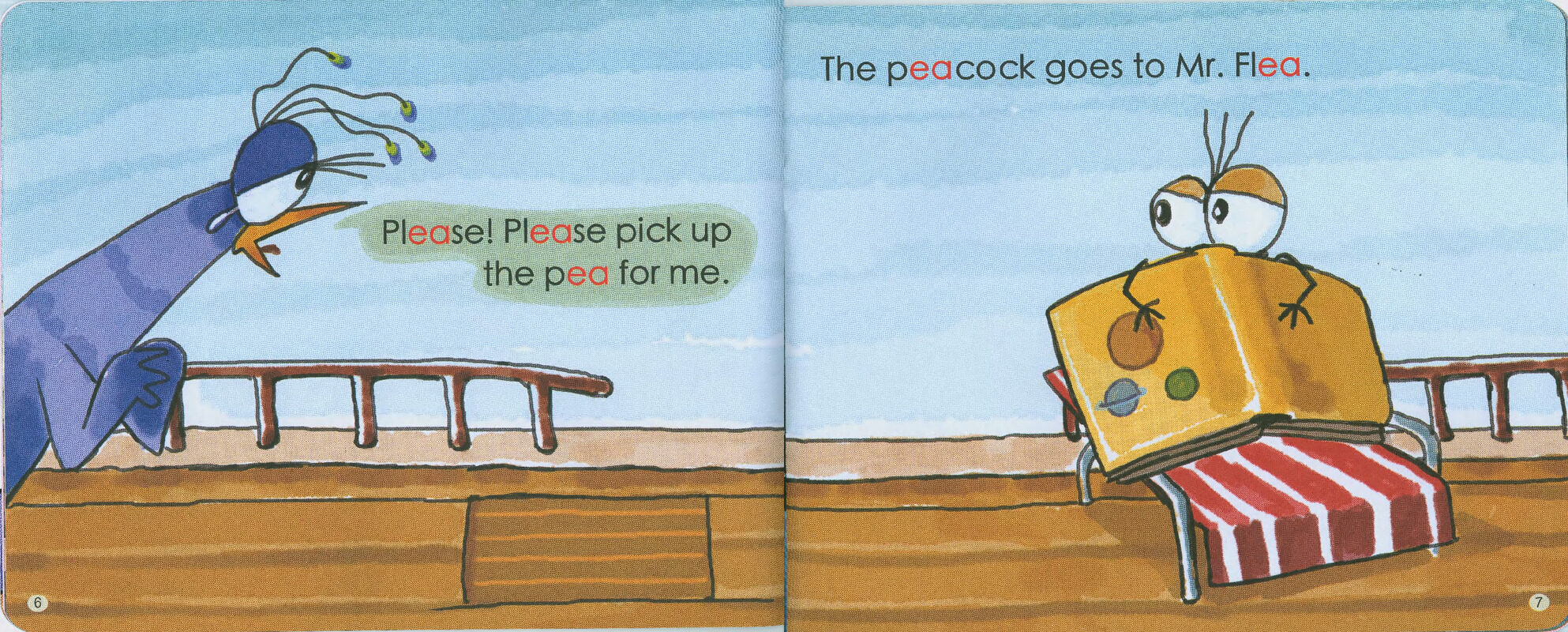 A Pea in the sea绘本故事第5页