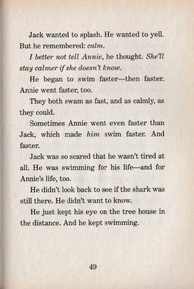 08 Swim for Your Life!绘本故事第3页