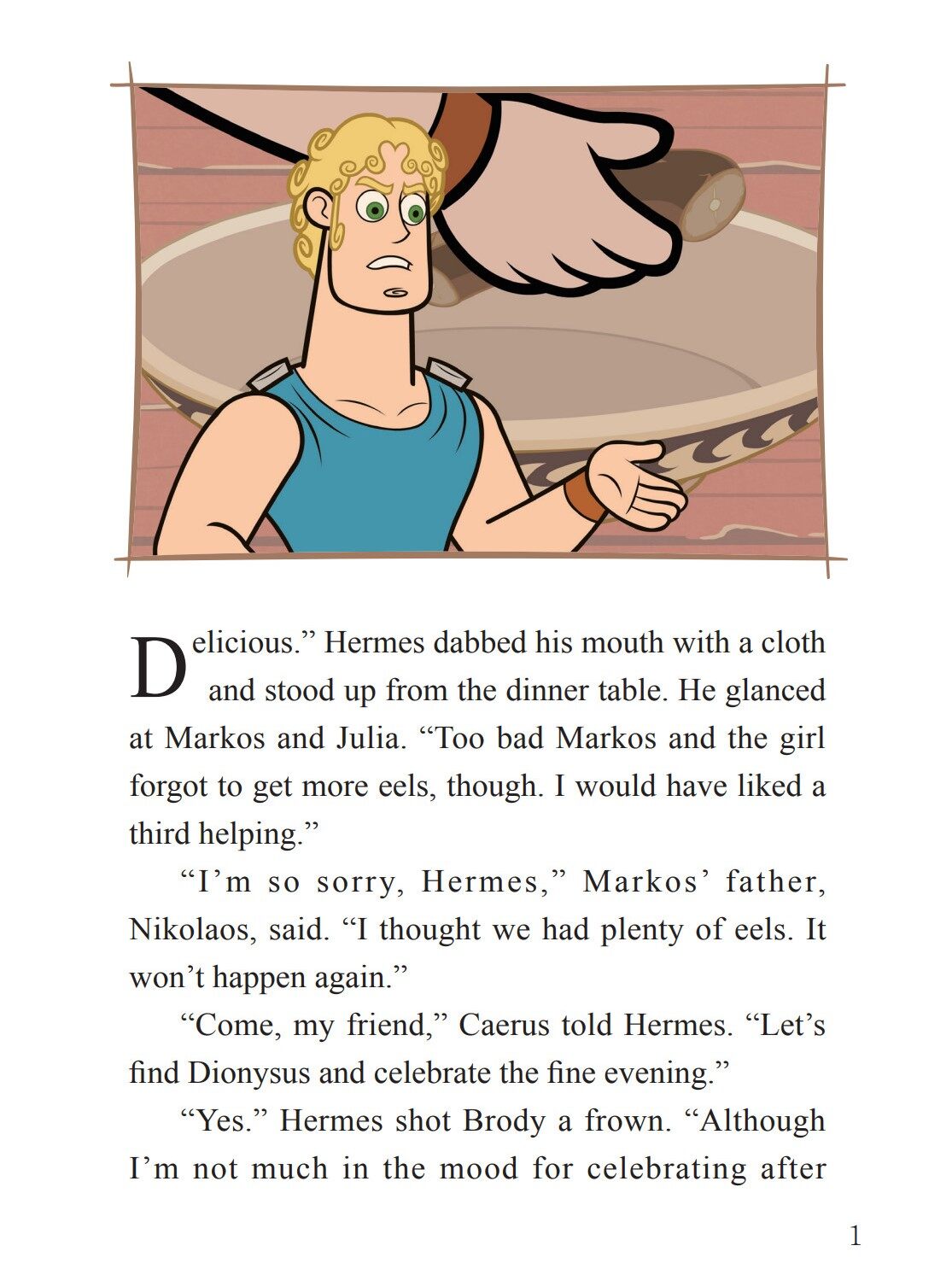 An Evening at the Agora绘本故事第2页