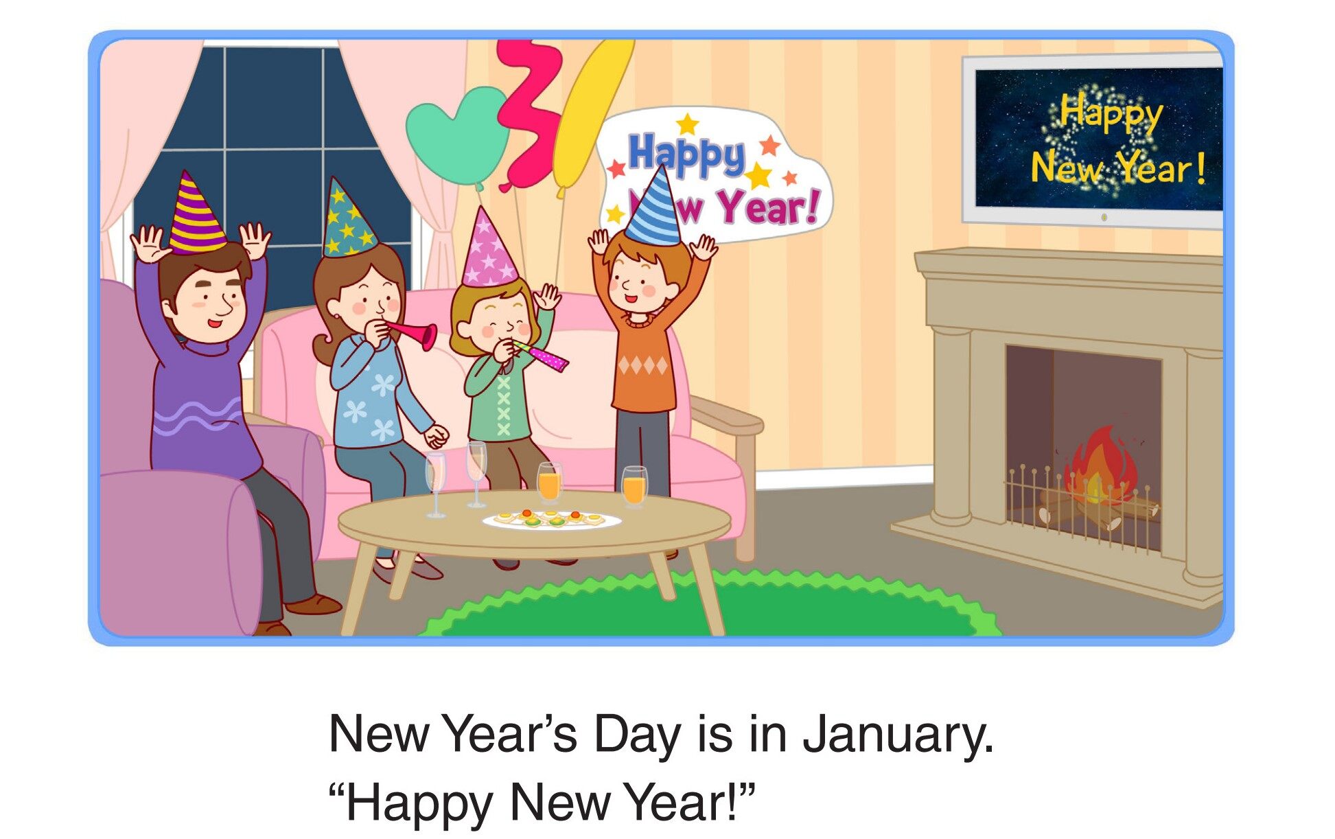 The Months of the Year绘本故事第2页