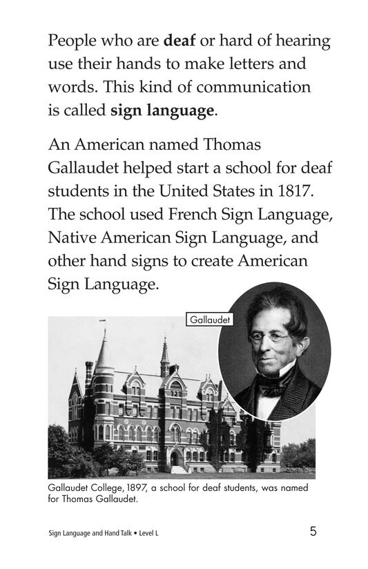 Sign Language and Hand Talk绘本故事第4页